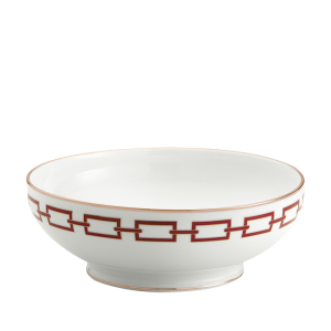 Ginori Catene Scarlet Salad Bowl - 10.4"